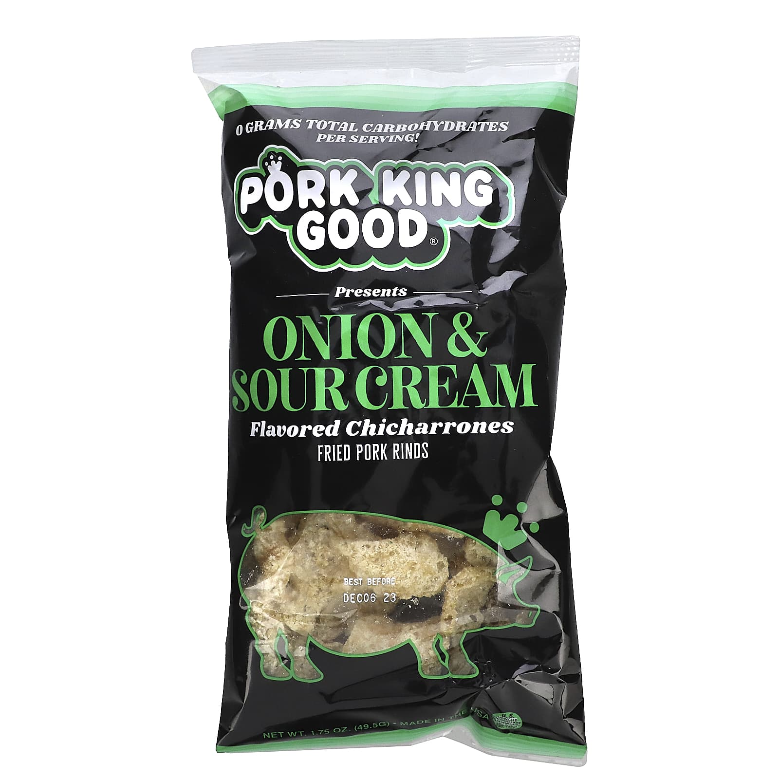 Pork King Good Pork Rinds - Onion & Sour Cream