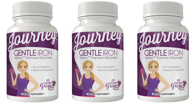 Journey Gentle Iron Grape Melt Tablets by Bariatric Eating
