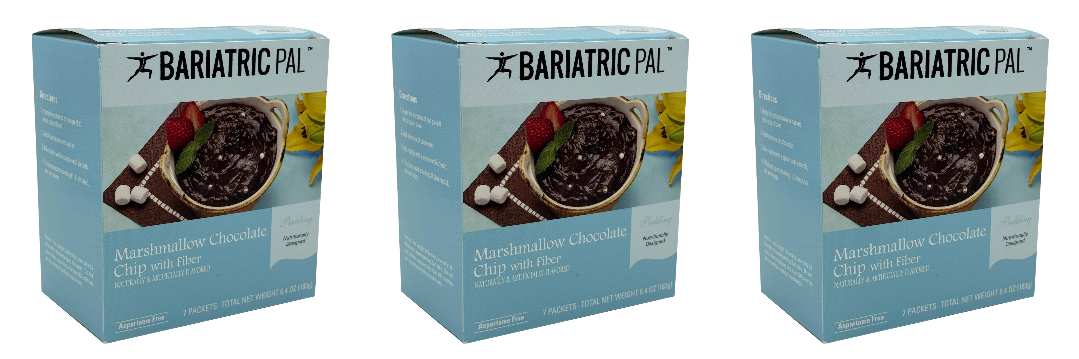 BariatricPal 15g Protein Pudding - Marshmallow Chocolate Chip with Fiber