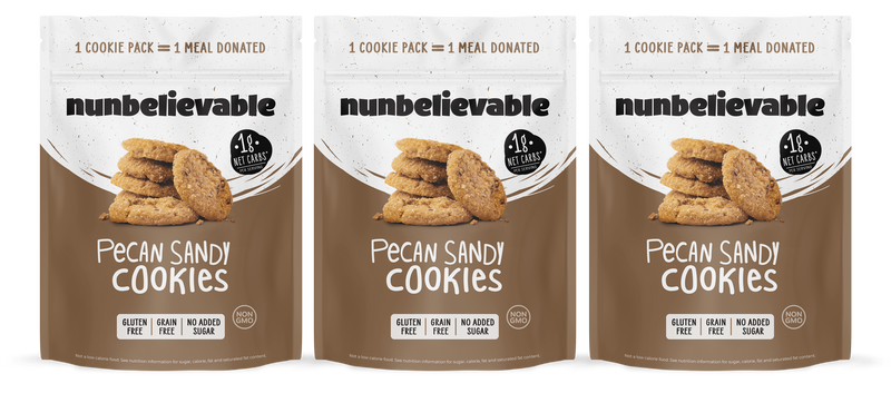 Low Carb Keto Cookies by Nunbelievable - Pecan Sandy