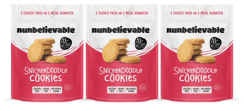 Low Carb Keto Cookies by Nunbelievable - Snickerdoodle
