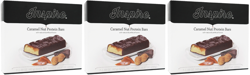 Inspire Protein & Fiber Bars by Bariatric Eating - Caramel Nut