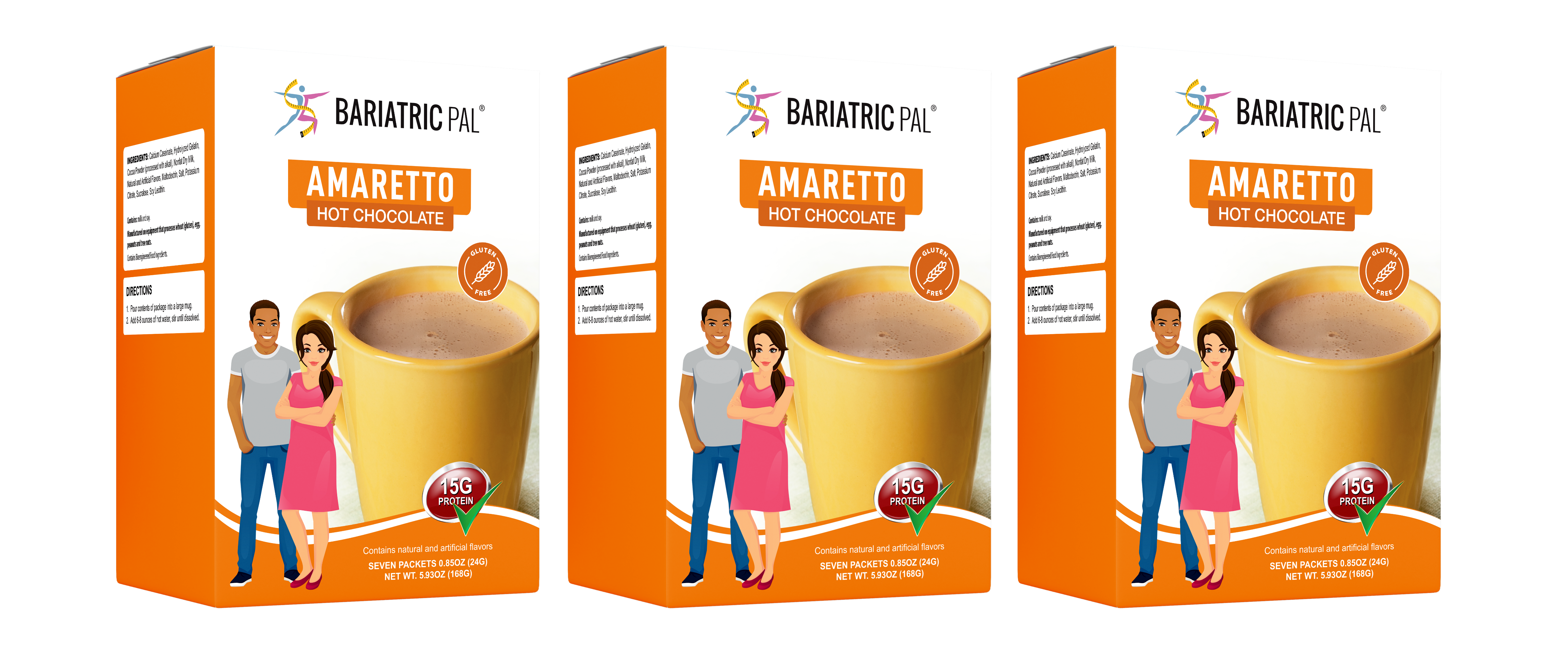 BariatricPal Hot Chocolate Protein Drink - Amaretto
