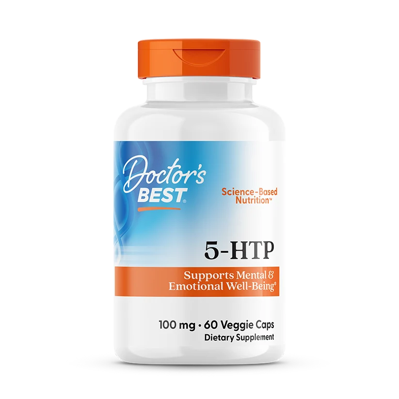 Doctor's Best 5-HTP, 60 veggie caps / 100mg