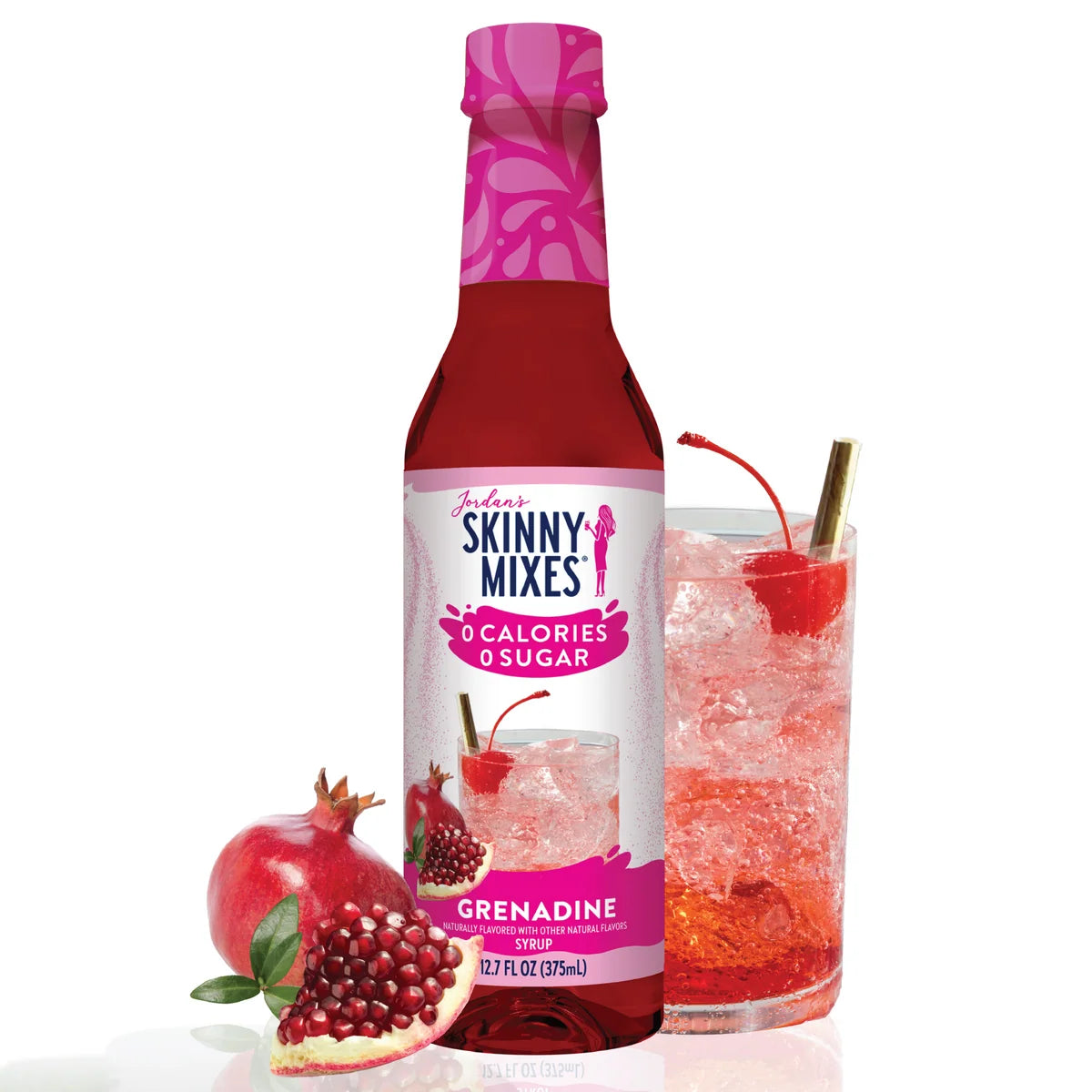 Jordan's Skinny Mixes Grenadine Syrup, 375ml