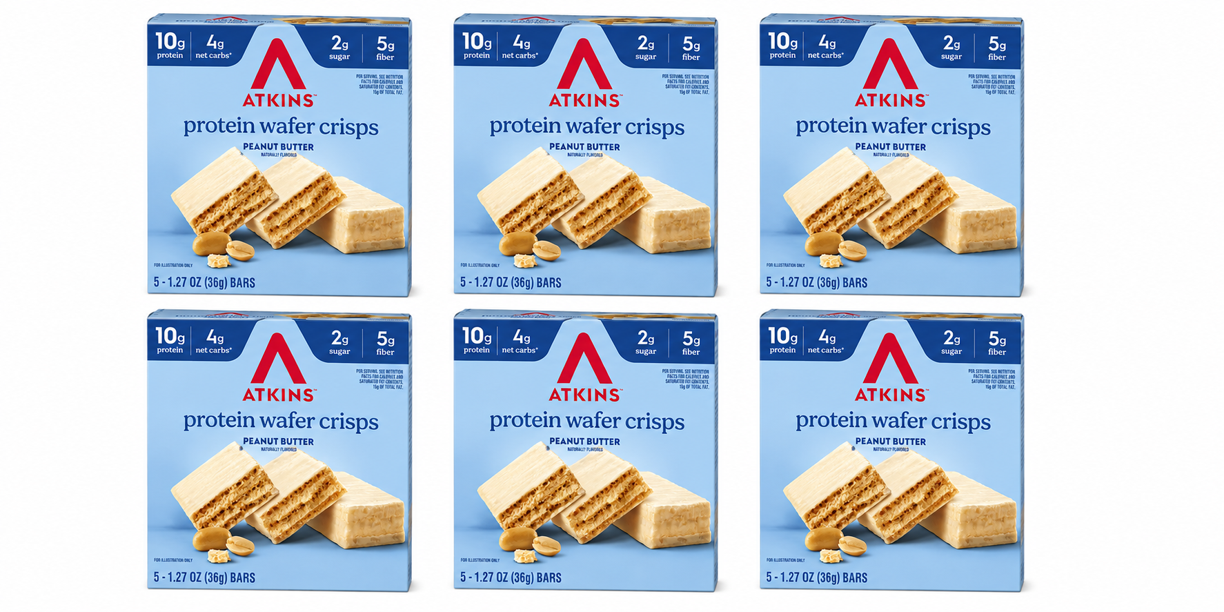 #Flavor_Peanut Butter #Size_6 Boxes
