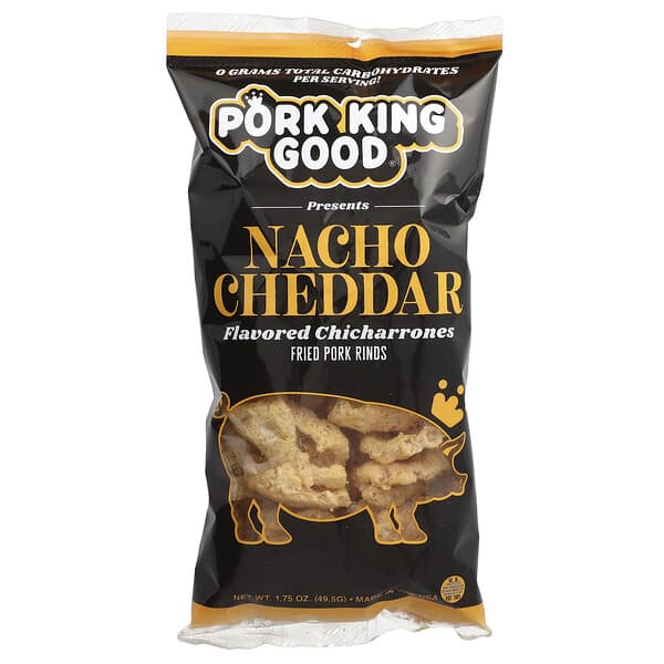 Pork King Good Pork Rinds - Nacho Cheddar