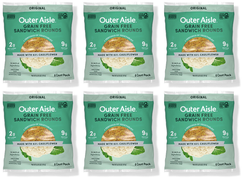 Outer Aisle Cauliflower Sandwich Rounds