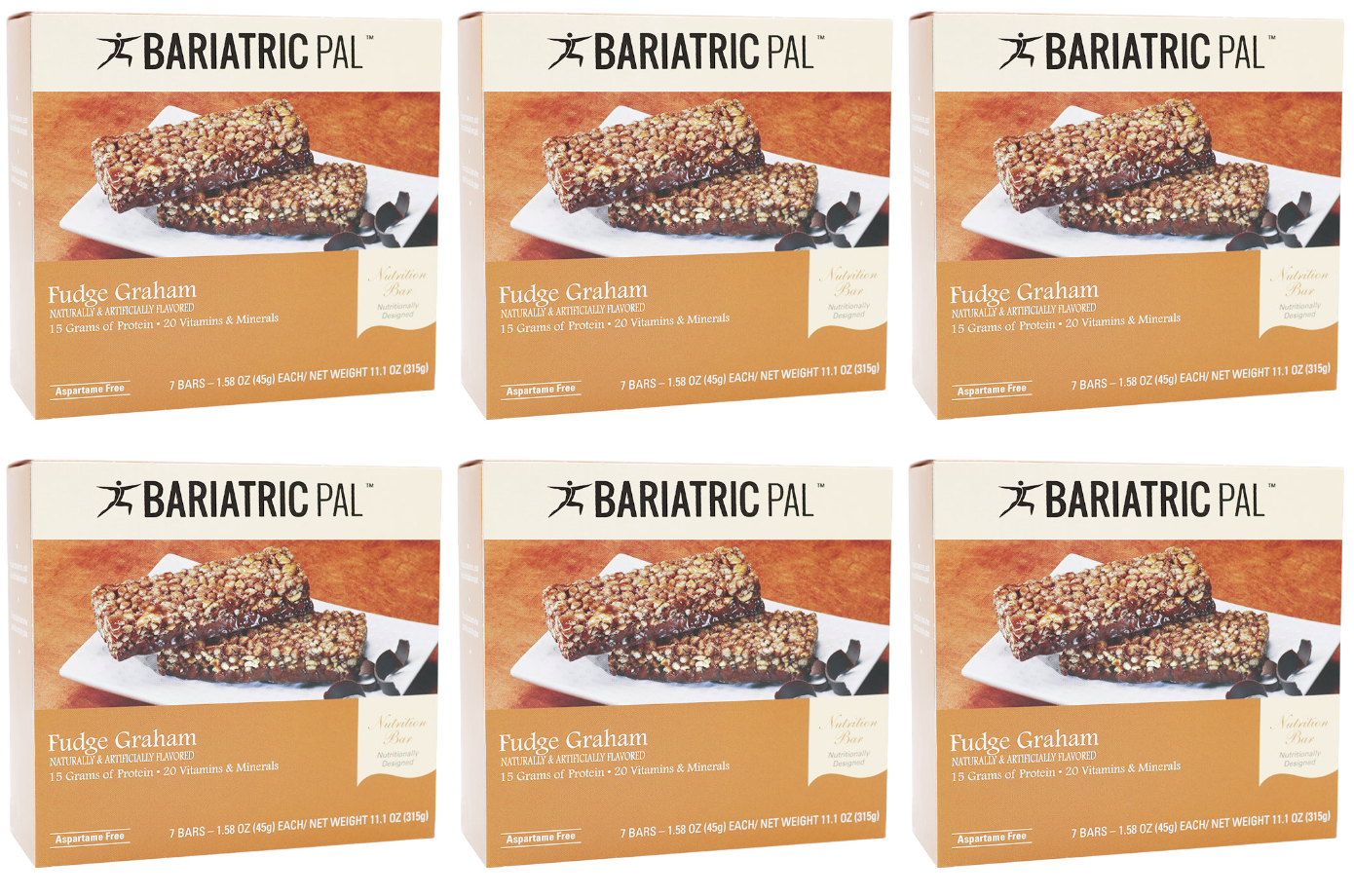BariatricPal 15g Protein Bars - Crispy Fudge and Graham