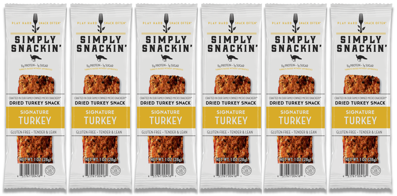 Simply Snackin' Dried Turkey Snack - Signature Turkey