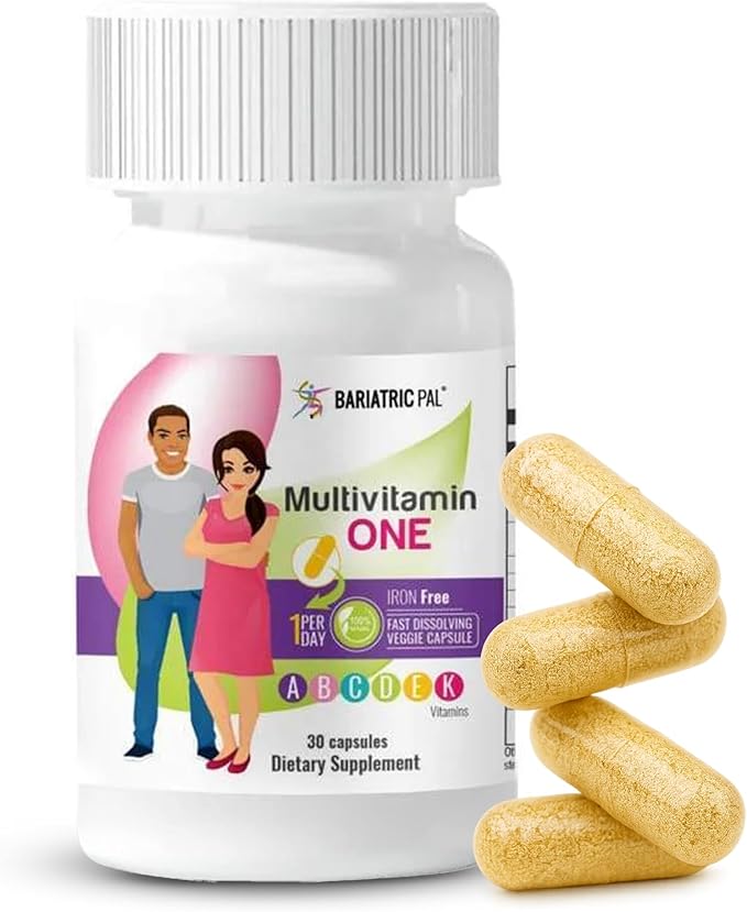 BariatricPal Multivitamin ONE "1 per Day!" Bariatric Multivitamin Capsule - Iron Free