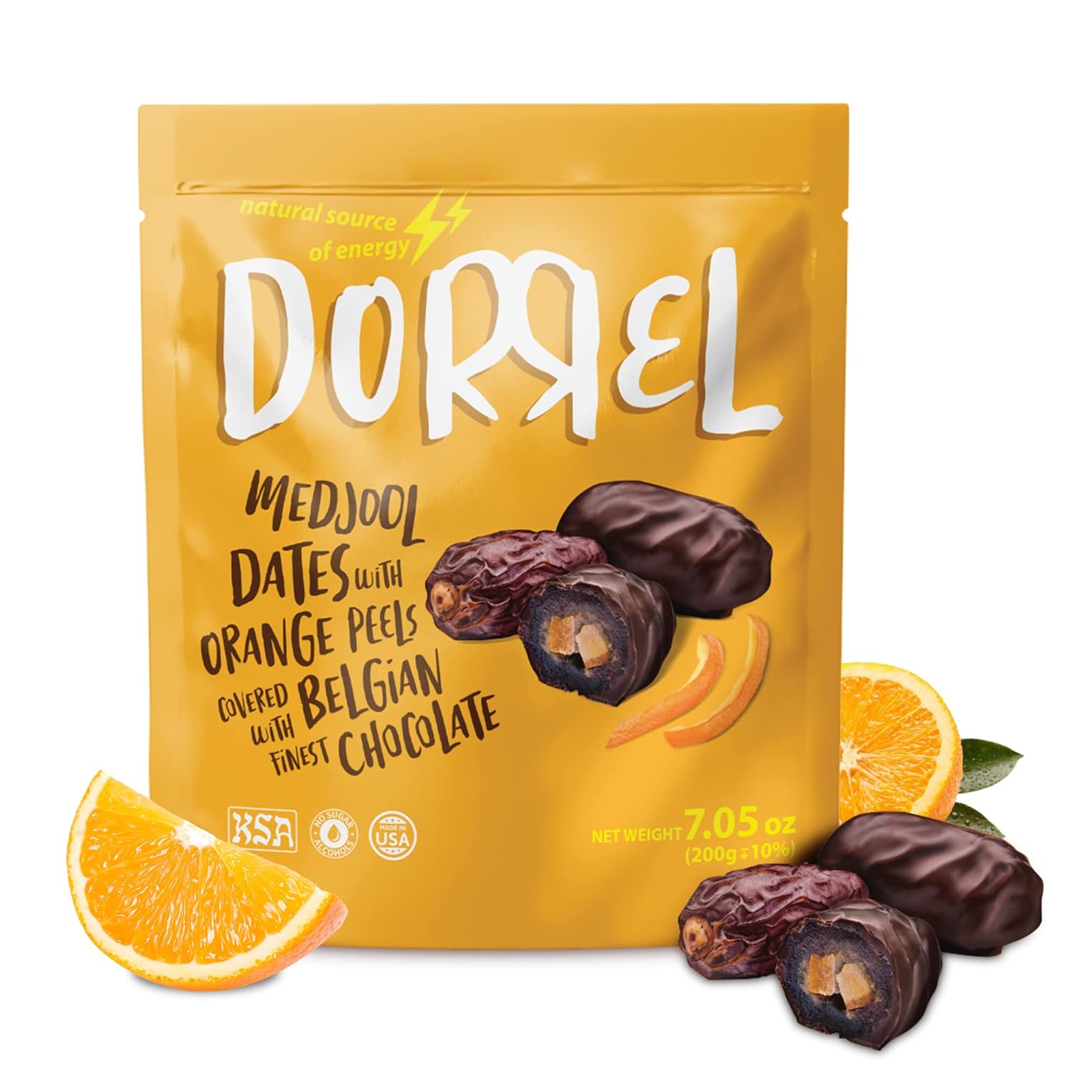 #Flavor_Chocolate Date Orange Peel, 7.05 oz