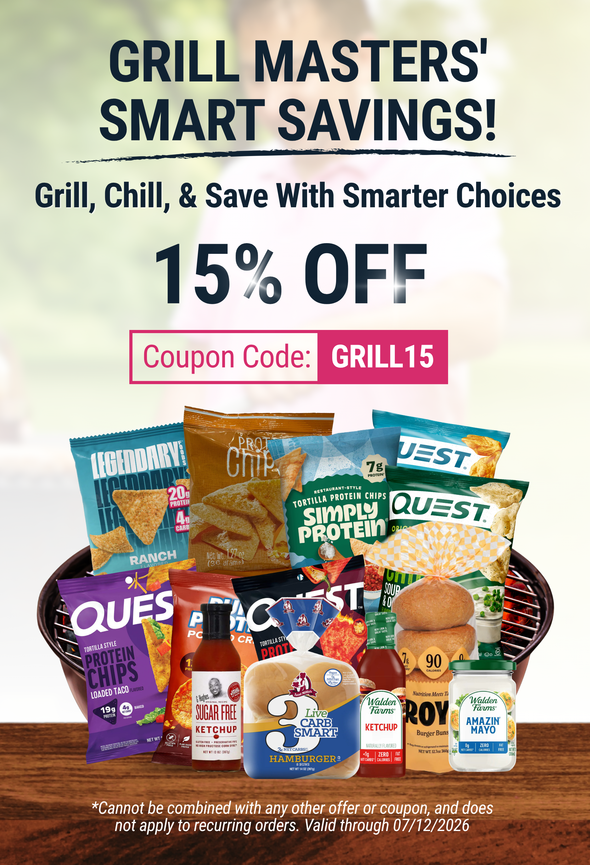 15% off Grill Favorites