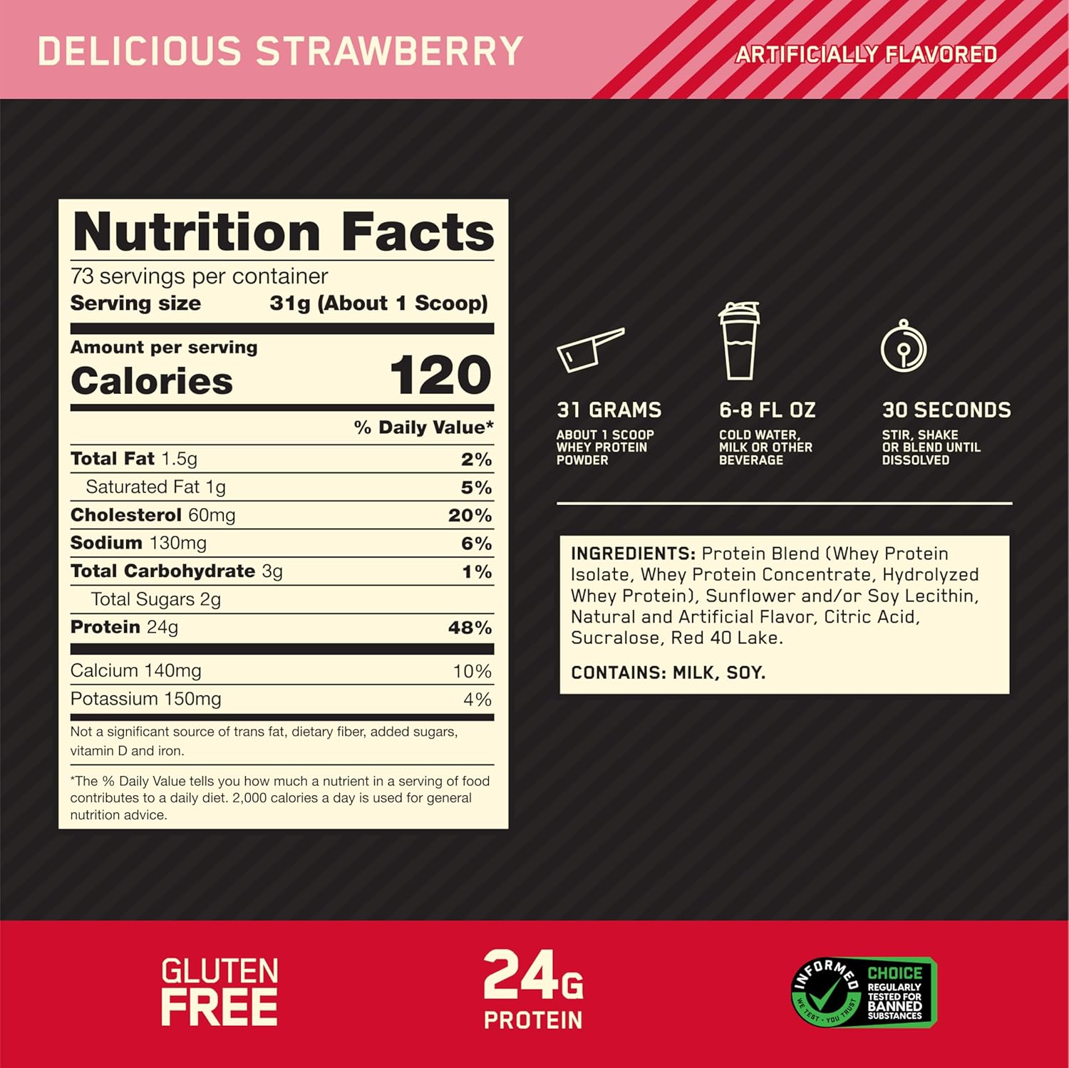 #Flavor_Delicious Strawberry #Size_5 lb.