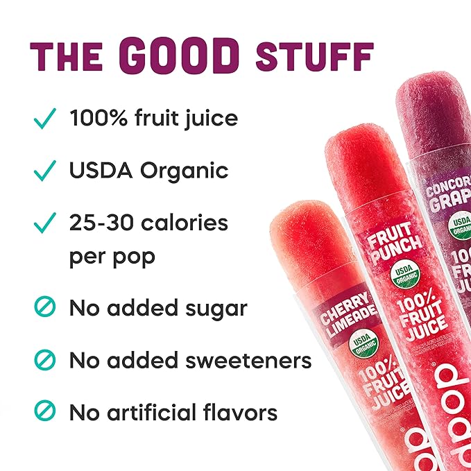 GoodPop's Organic Freezer Pops - High-quality Organic by GoodPop at BariatricPal Store