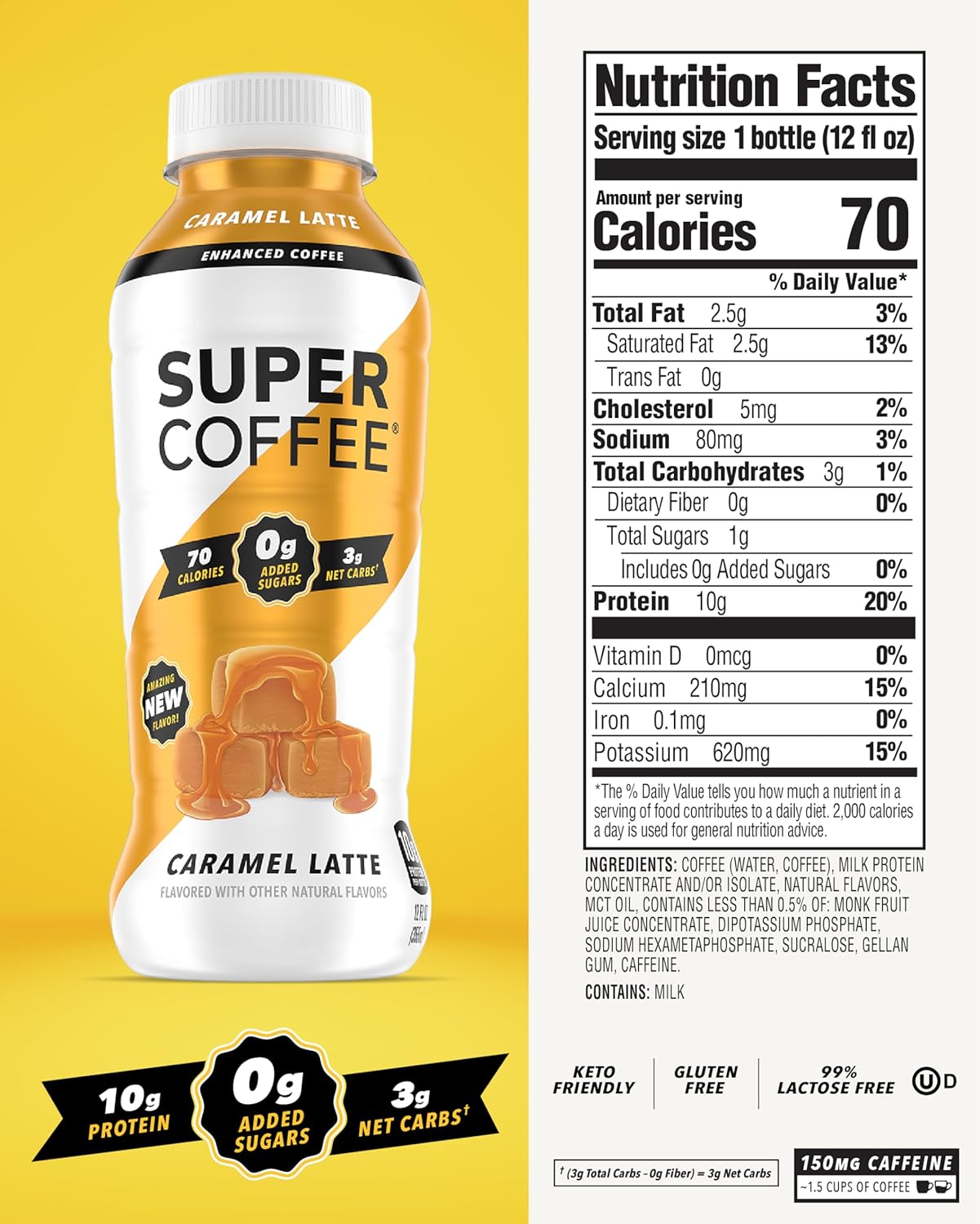 #Flavor_Caramel Latte, 12 fl oz (CLEARANCE: Best by September 17, 2025)