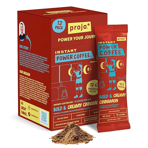 Projo* Instant Power Coffee with Protein - Grab and Go!