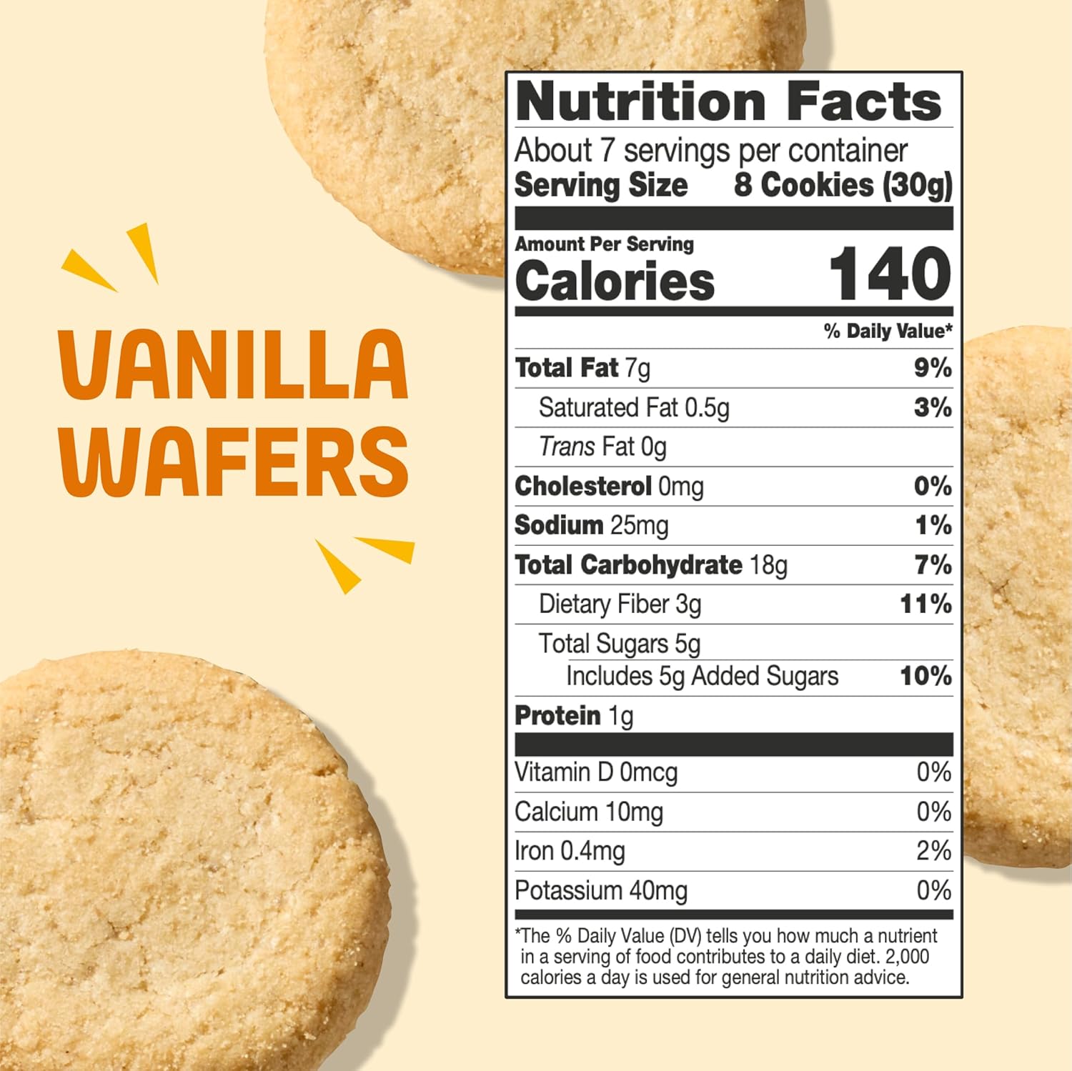 Partake Vegan & Gluten Free Vanilla Wafers, 7 oz