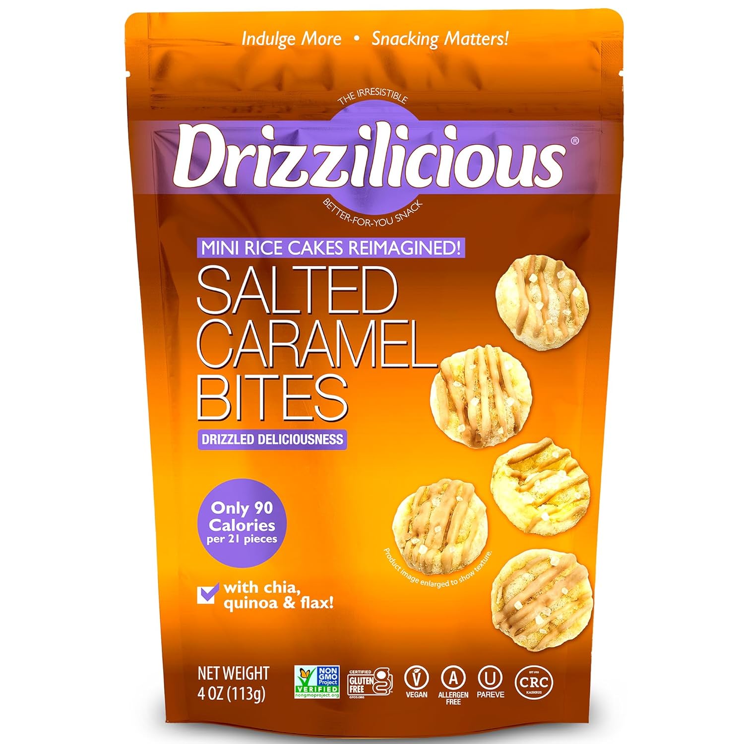 Drizzilicious Bites - Mini Rice Cakes