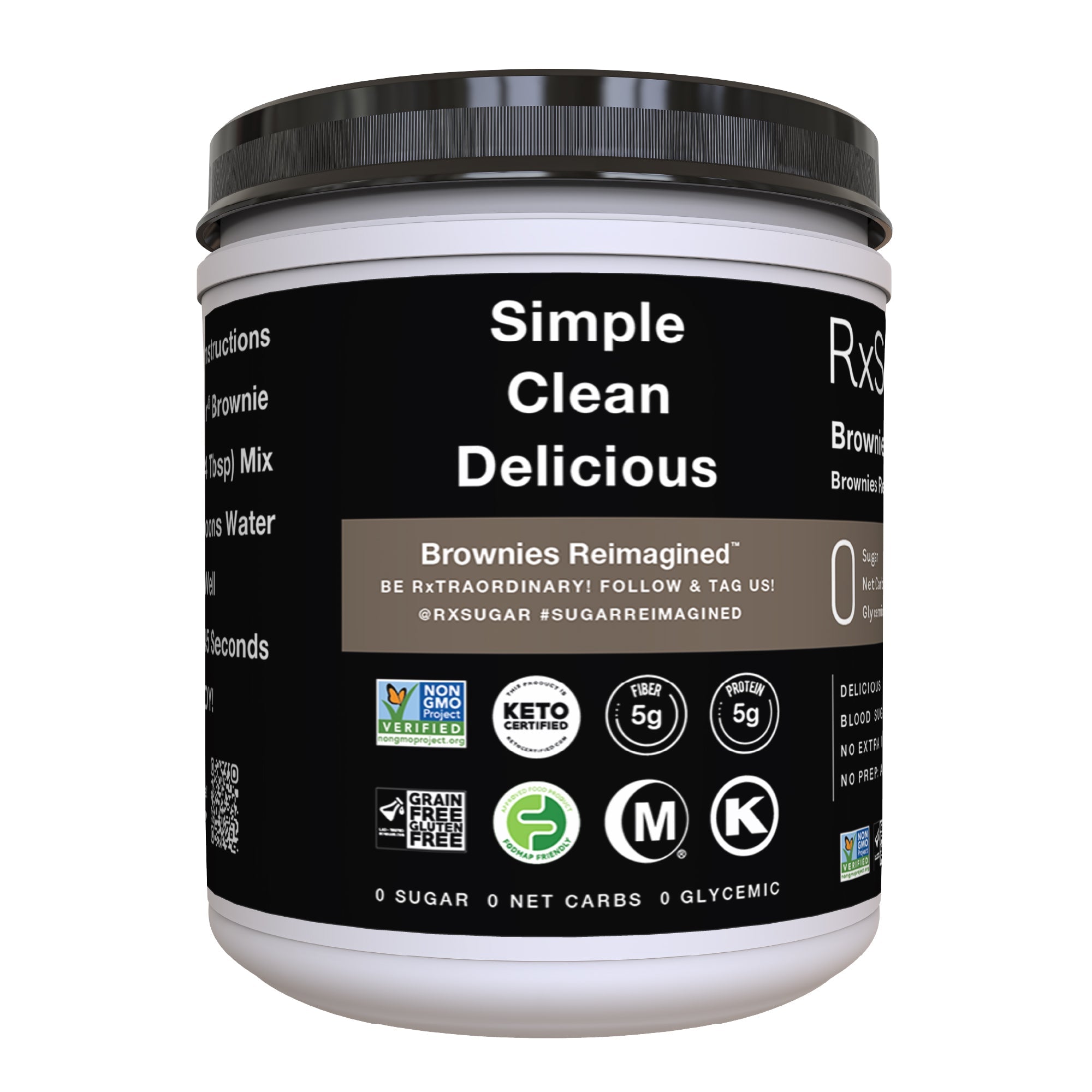 RxSugar Keto Brownie Mix Pro