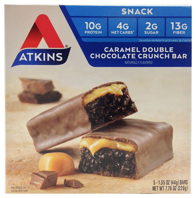 #Flavor_Caramel Double Chocolate Crunch #Size_5 bars