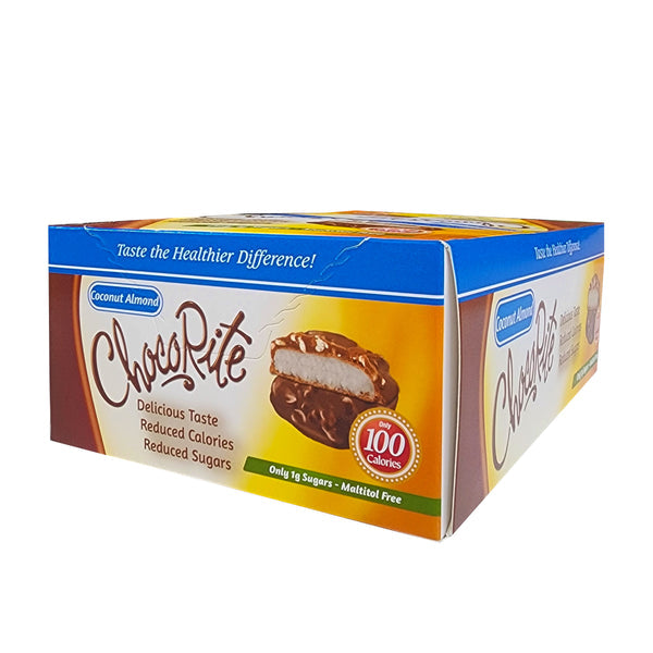 ChocoRite Sugar-Free Coconut Almond Clusters - 16/Box