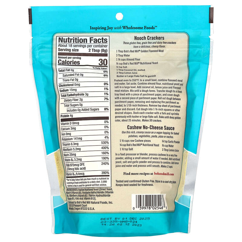 Bob's Red Mill Nutritional Yeast 5 oz