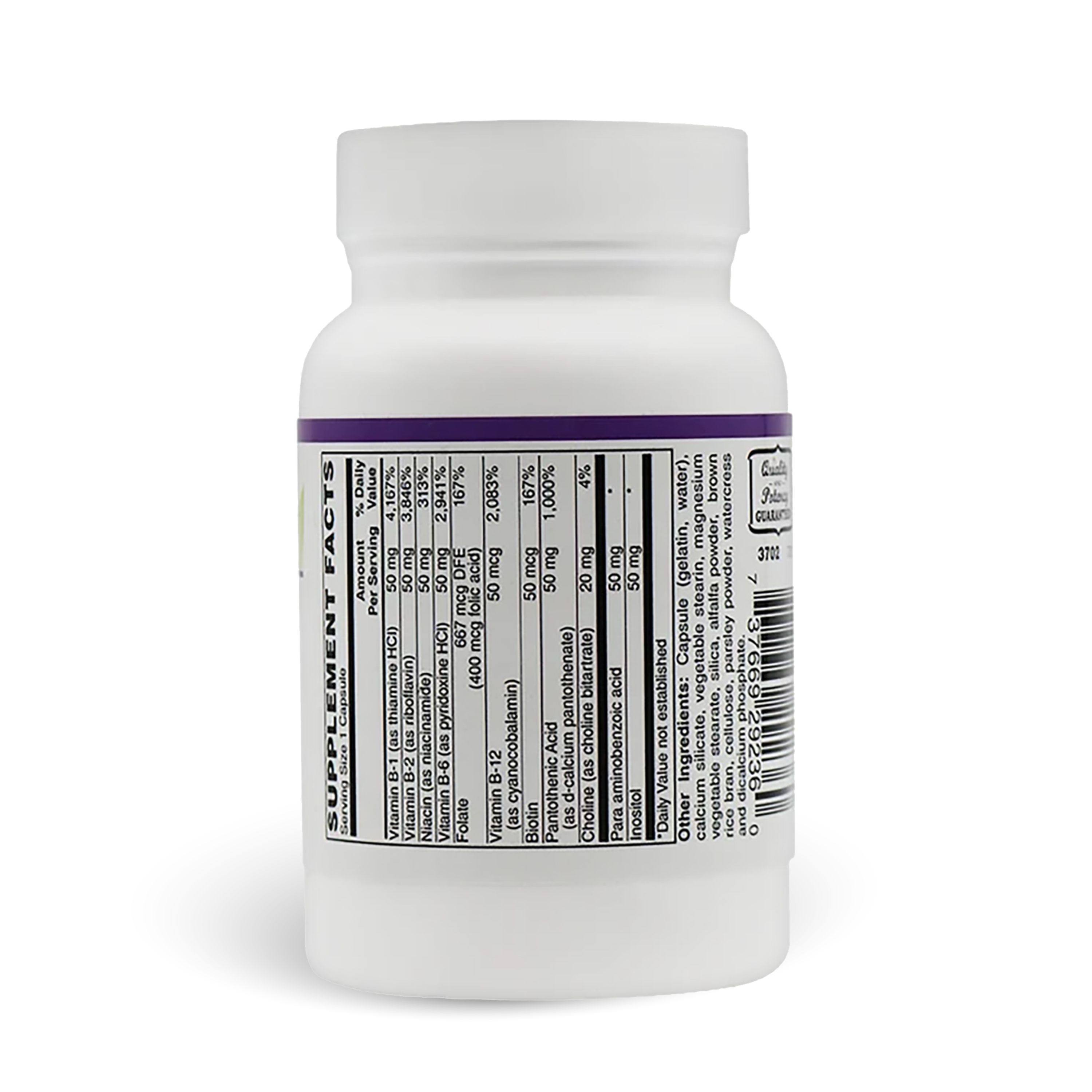 B‑Complex 50 sustained‑release vegetarian capsules by BariatricPal