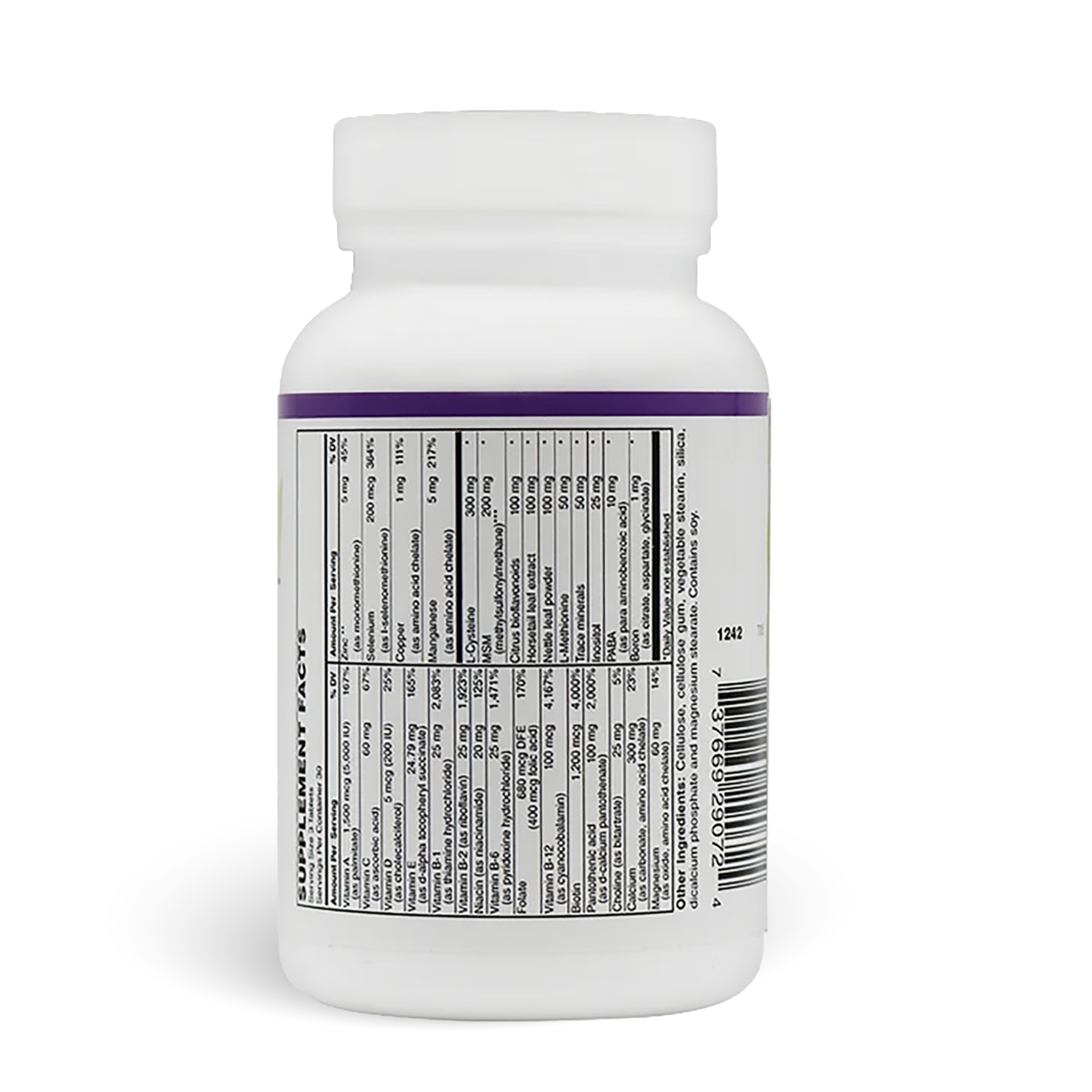 Bottle of Hair, Skin & Nails by BariatricPal Supplement Facts