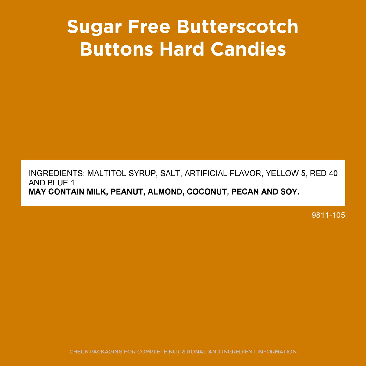 #Flavor_Butterscotch Buttons #Size_One Bag