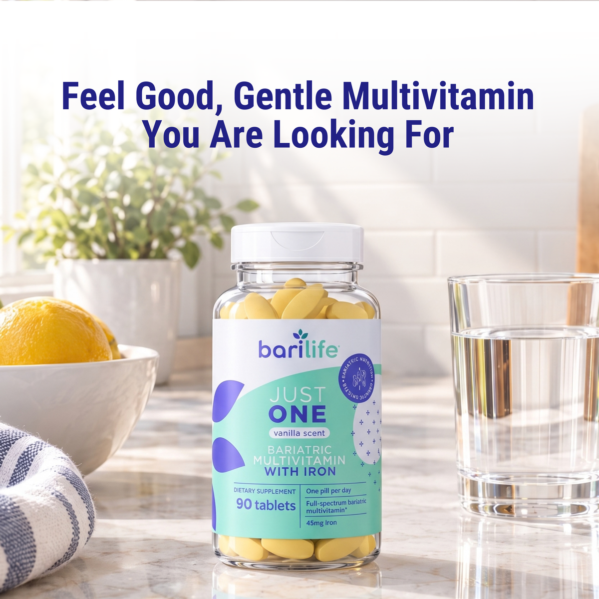Bari Life Just One Multivitamin with Iron 
