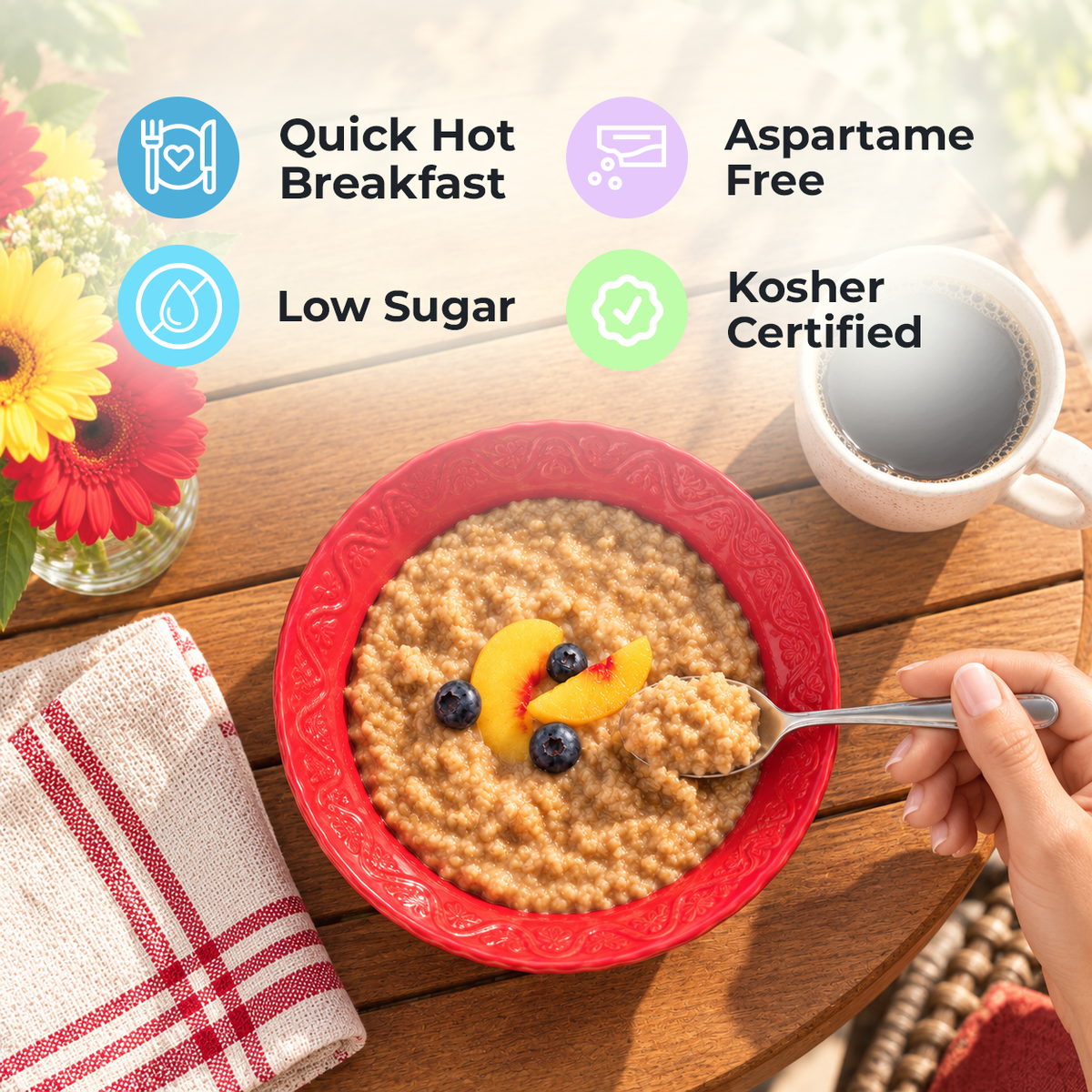 BariatricPal Maple & Brown Sugar Oatmeal with 15g of Protein