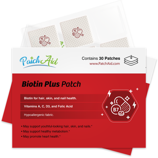 patchaid glutathione Biotin Plus Vitamin Patch for Hair, Skin, and Nails by PatchAid by PatchAid