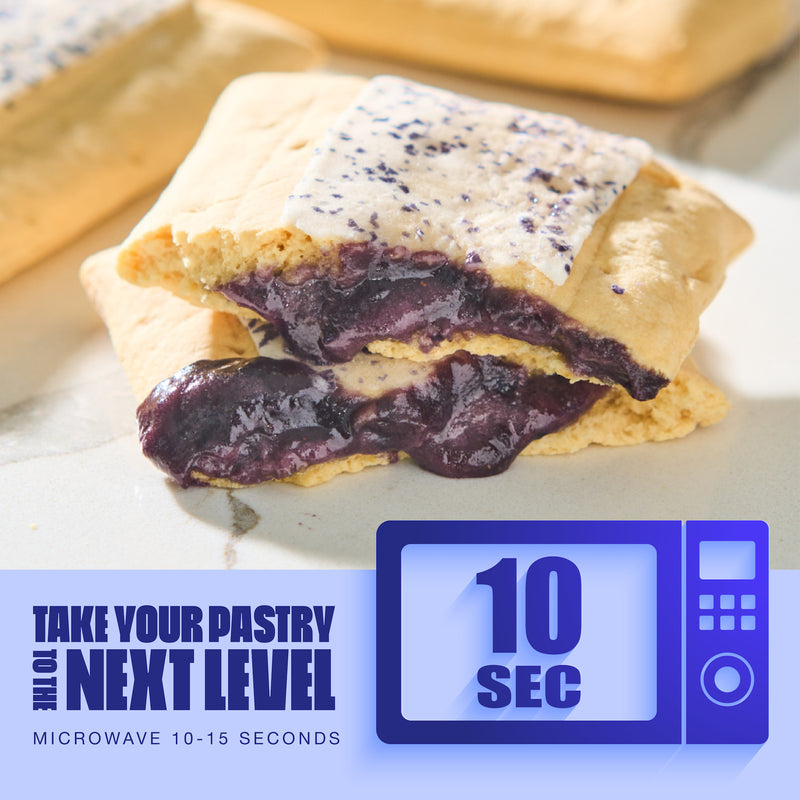 "Cake Style" Low-Carb Protein Pastry by Legendary Foods - Blueberry