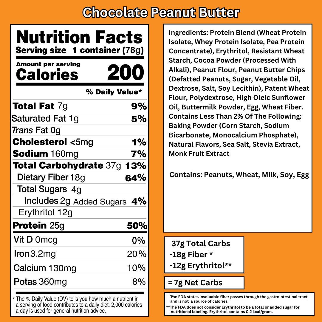 #Flavor_Chocolate Peanut Butter, 2.75 oz 