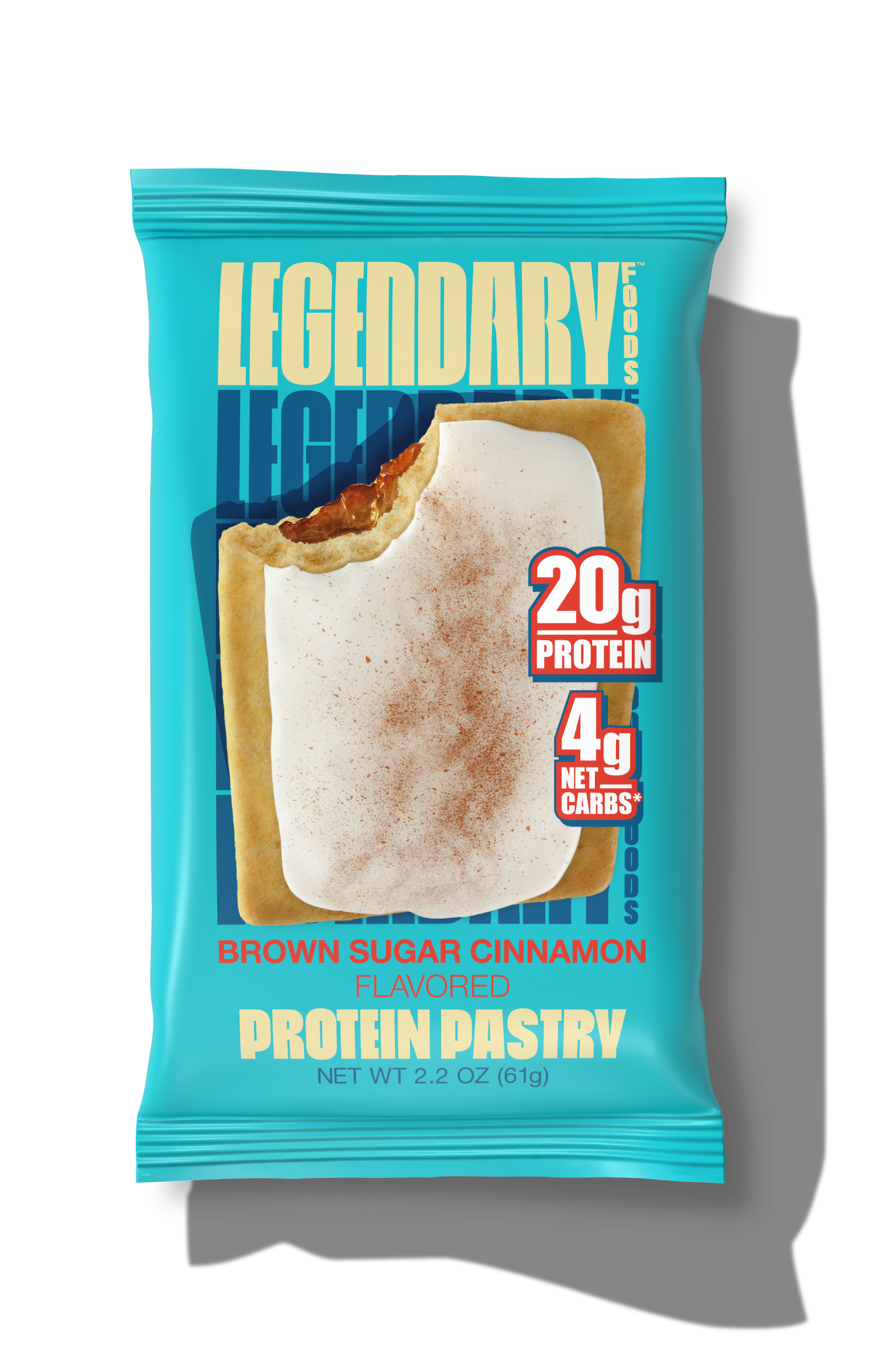 "Cake Style" Low-Carb Protein Pastry by Legendary Foods - Brown Sugar Cinnamon