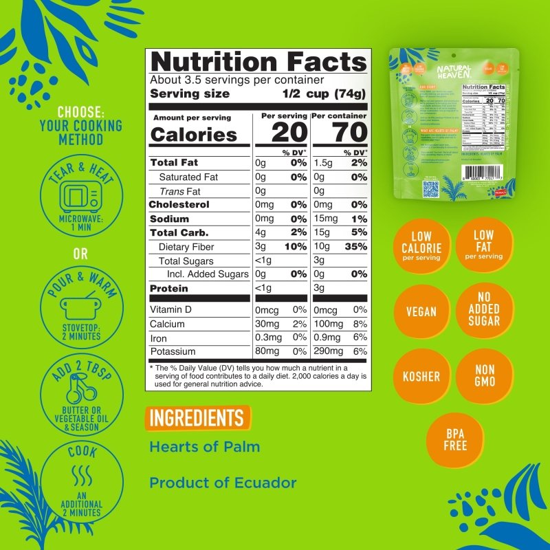 Brown Rice Hearts of Palm by Natural Heaven