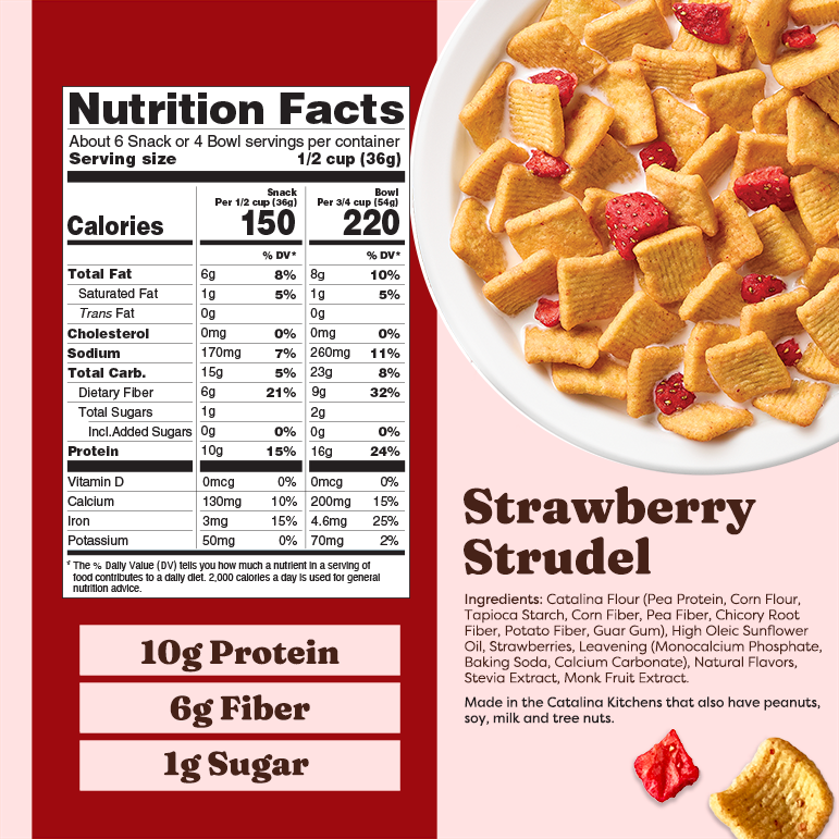 Catalina Crunch Keto Cereal - Strawberry Strudel, 8oz