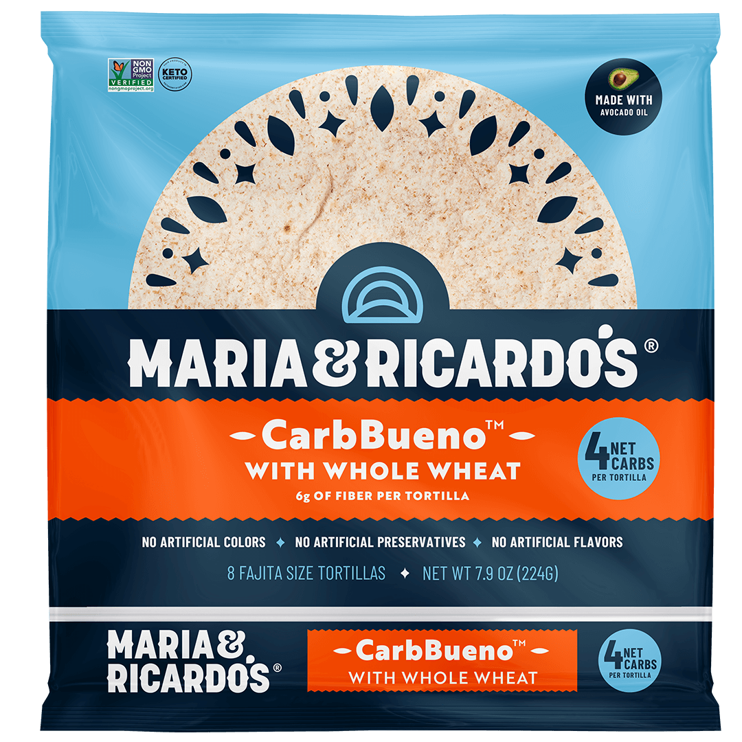 Maria and Ricardo's CarbBueno™ with Whole Wheat Tortillas