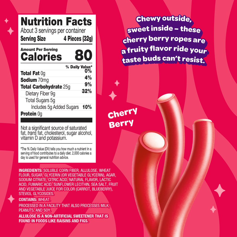 Joyride Cherry Berry Ropes, 3.5 oz