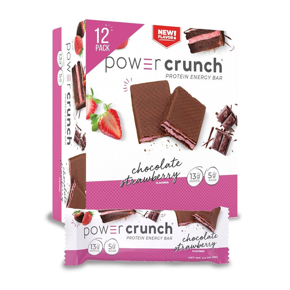 Power Crunch Protein Energy Wafer Bar – Chocolate Strawberry