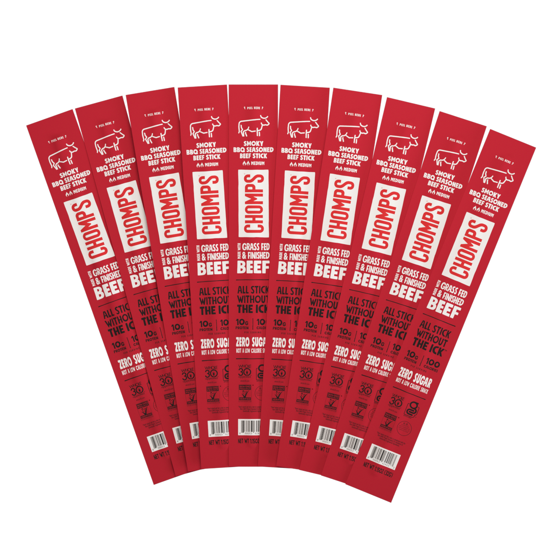 #Flavor_Smoky BBQ Beef #Size_10-Sticks