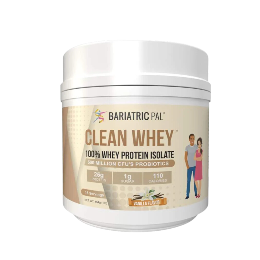 Clean Whey™ Protein (25g) by BariatricPal with Probiotics Mix & Match