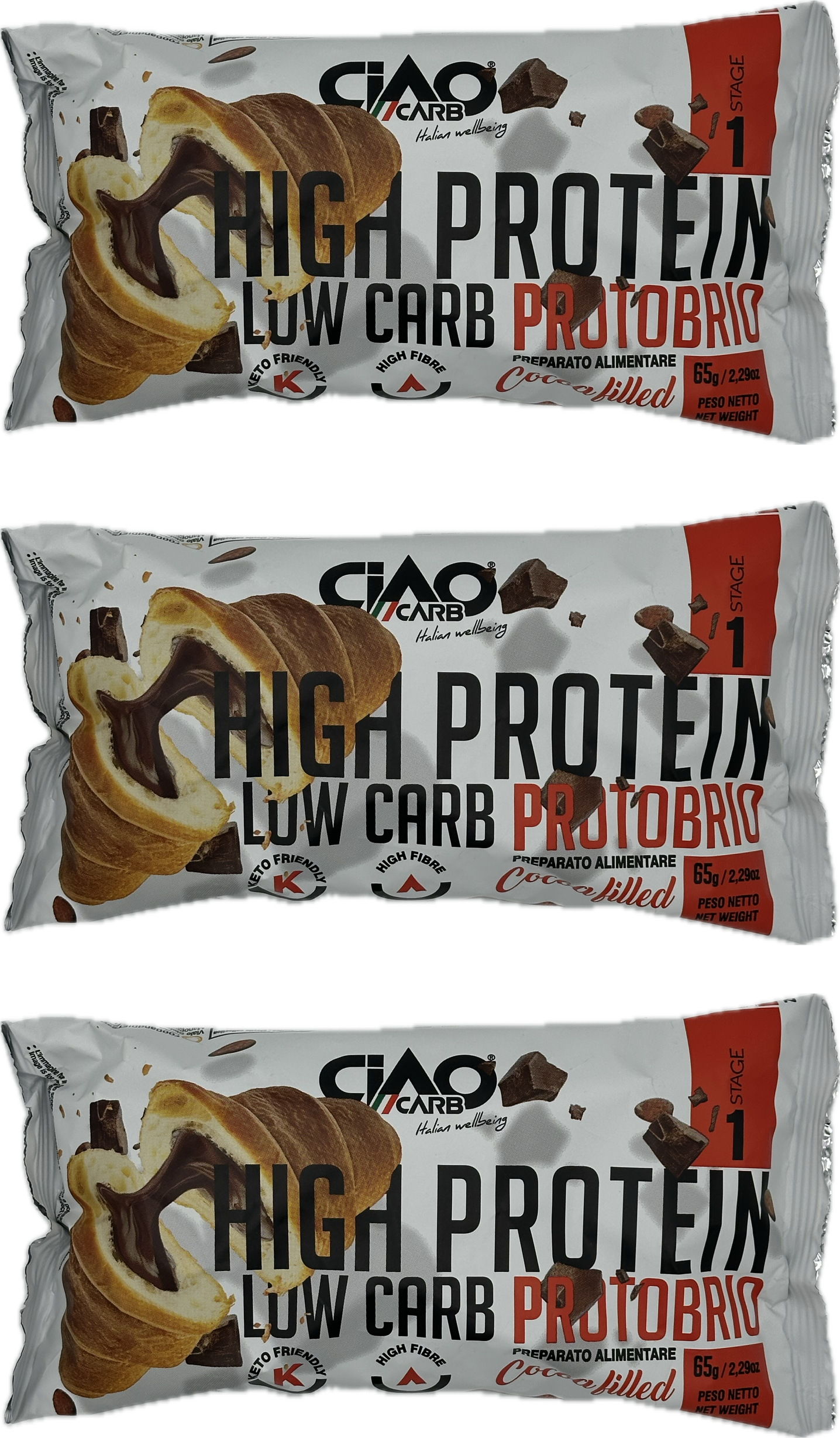 #Flavor_Cocoa Filled #Size_3 croissants