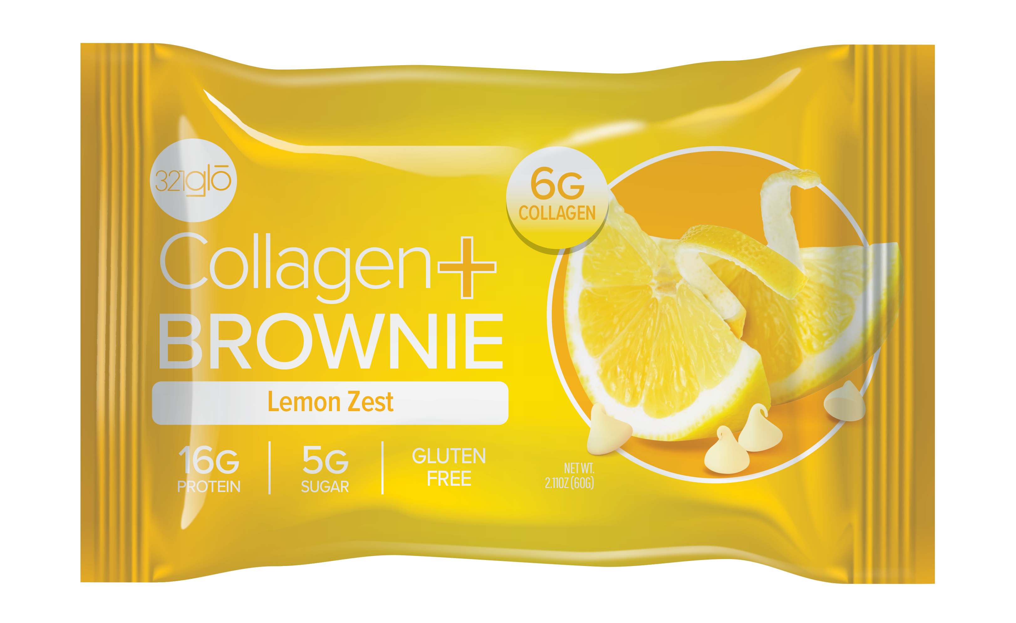 321Glo Collagen+Brownie - Lemon Zest
