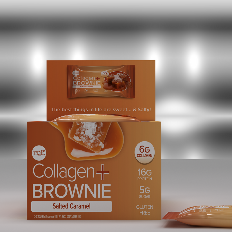 321Glo Collagen+Brownie - Salted Caramel