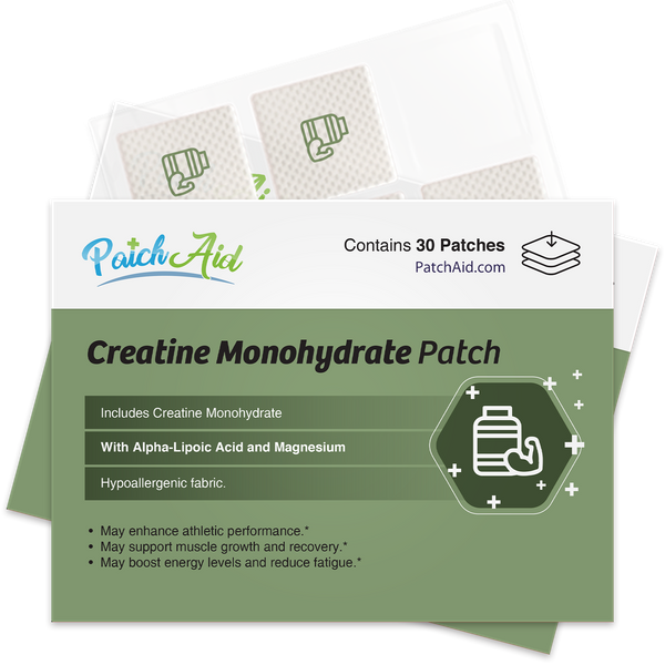 Creatine Monohydrate Patch by PatchAid - High-quality Vitamin Patch by PatchAid at BariatricPal Store