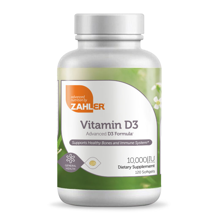 Vitamin D3 Kosher Softgels by Zahler