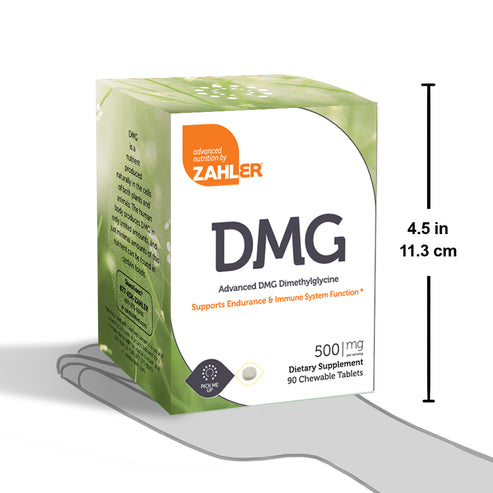 Advanced DMG Dimethylglycine Chewable Kosher Tablets by Zahler