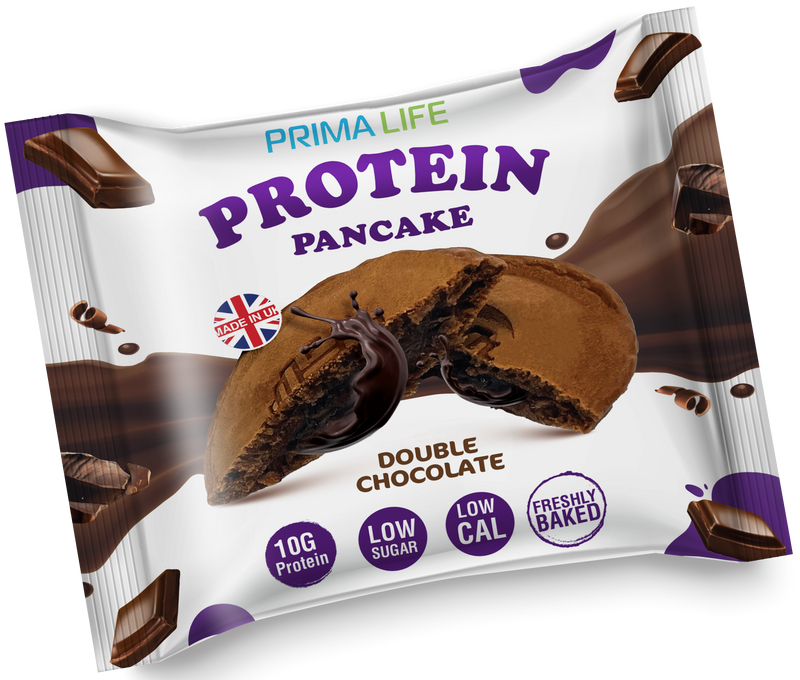Fluffy High Protein Pancakes with Luscious Creamy Fillings by Prima Life